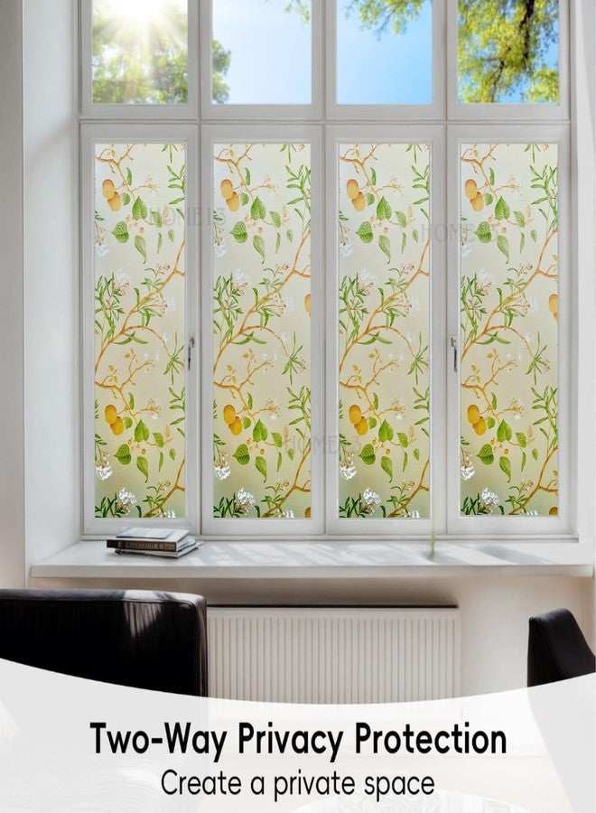 HOME13 Window Film Privacy, Frosted Glass Film Self Adheisve Sun Blocking Decorative Film for Bathroom Home (Lupin Frosted, 16x200 Inch) - Image 2